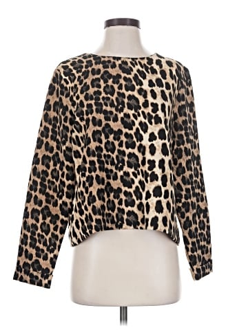 Zara Basic Long Sleeve Blouse (view 1)
