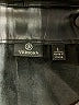 Versona 100% Polyester Metallic Black Shorts Size L - photo 3