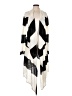 Jamison 100% Linen Ivory Poncho Size M - photo 1