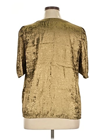 Shein Curve Short Sleeve Blouse (view 2)