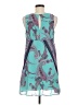 Sequin Hearts 100% Polyester Paisley Teal Casual Dress Size M - photo 2