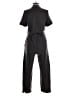 David Lerner 100% Cotton Solid Black Jumpsuit Size M - photo 2