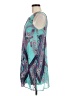 Sequin Hearts 100% Polyester Paisley Teal Casual Dress Size M - photo 5