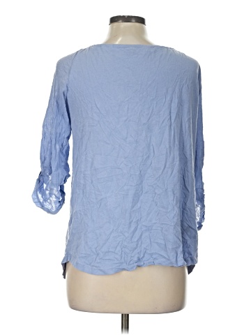 Velvet 3/4 Sleeve Blouse (view 2)