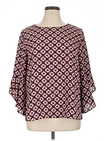 Kasper 3/4 Sleeve Blouse (view 1)