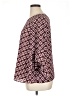 Kasper 100% Polyester Burgundy 3/4 Sleeve Blouse Size XL - photo 5