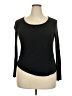 Basics Black 3/4 Sleeve T-Shirt Size 2X - photo 1