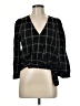 Madewell 100% Viscose Black 3/4 Sleeve Blouse Size M - photo 1