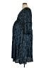 Hatch 100% Viscose Paisley Blue Casual Dress Size XL Maternity (4) - photo 5
