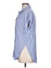 Talula 100% Rayon Stripes Blue Sleeveless Button-Down Shirt Size L - photo 5