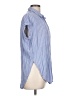 Talula 100% Rayon Stripes Blue Sleeveless Button-Down Shirt Size L - photo 4
