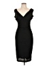 David Meister 100% Polyester Solid Black Cocktail Dress Size 12 - photo 1