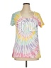 Lularoe Tie-dye Yellow Short Sleeve Top Size XL - photo 1