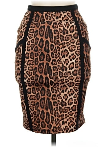 Topshop Faux Leather Skirt (view 1)