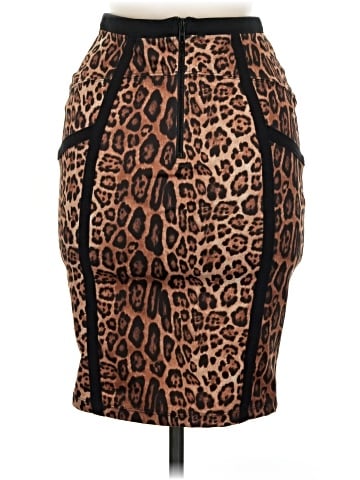 Topshop Faux Leather Skirt (view 2)