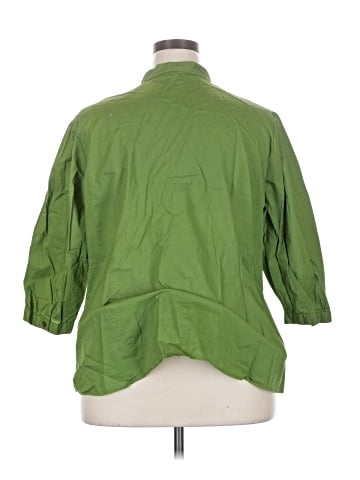 St. John's Bay 3/4 Sleeve Button-Down Shirt (view 2)