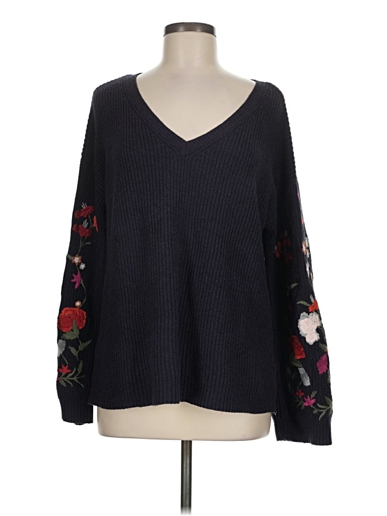 Pre-owned American Eagle Outfitters Pullover Sweater In Blue