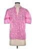 Banjanan Pink Short Sleeve Blouse Size S - photo 1