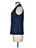 Ann Taylor Blue Sleeveless Button-Down Shirt Size 6 - photo 5