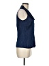 Ann Taylor Blue Sleeveless Button-Down Shirt Size 6 - photo 4