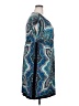 I.N. Studio Paisley Blue Casual Dress Size 3X - photo 4