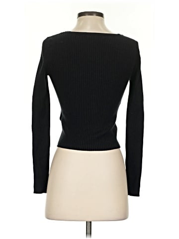 Madewell Rosseau Square-Neck Crop Cardigan Top (view 2)
