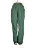 Bobi 100% Cotton Solid Green Casual Pants Size S - photo 1