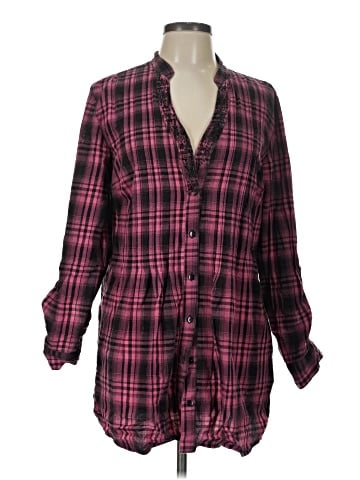 Style&Co Long Sleeve Button-Down Shirt (view 1)