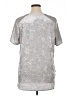 Faded Glory Metallic Silver Short Sleeve Top Size 1X - photo 2