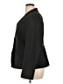 Ann Taylor Solid Stripes Black Blazer Size 16 - photo 5