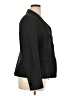Ann Taylor Solid Stripes Black Blazer Size 16 - photo 4