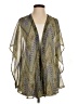 Sun & Shadow 100% Polyester Green Kimono Size S - photo 1