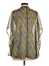 Sun & Shadow 100% Polyester Green Kimono Size S - photo 2