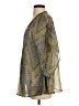 Sun & Shadow 100% Polyester Green Kimono Size S - photo 5