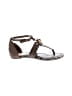 Shoedazzle Brown Sandals Size 7 - photo 1