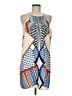 Venus 100% Polyester Graphic Blue Cocktail Dress Size M - photo 1