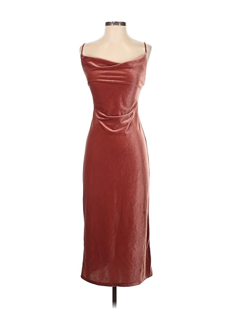 Pre-owned Jenny Yoo Collection Cocktail Dress In Burgundy