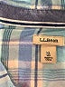 L.L.Bean 100% Cotton Plaid Blue Long Sleeve Button-Down Shirt Size XL - photo 7