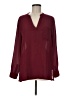 Jaye.e. 100% Polyester Burgundy Long Sleeve Blouse Size M - photo 1