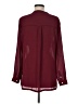 Jaye.e. 100% Polyester Burgundy Long Sleeve Blouse Size M - photo 2