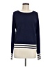 Equipment Stripes Blue Pullover Sweater Size M - photo 1
