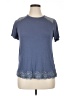 Rewind Blue Short Sleeve Top Size XL - photo 1