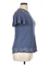 Rewind Blue Short Sleeve Top Size XL - photo 4