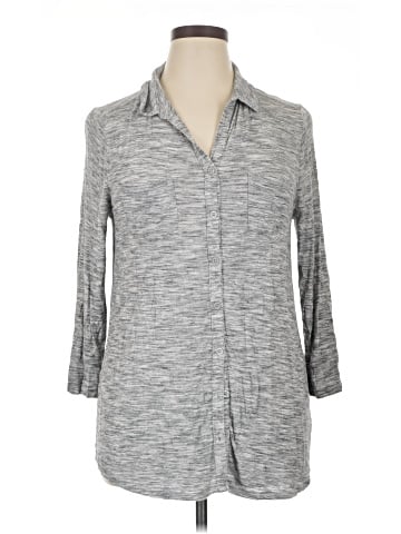 Merona 3/4 Sleeve Button-Down Shirt (view 1)