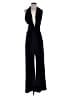 Amanda Uprichard 100% Polyester Solid Black Jumpsuit Size M - photo 1