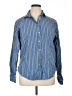 Faconnable 100% Cotton Stripes Blue Long Sleeve Button-Down Shirt Size XL - photo 1