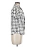 dip Checkered-gingham Ivory Short Sleeve Blouse Size 16 - photo 4