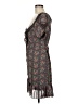Pinky 100% Polyester Paisley Gray Casual Dress Size M - photo 5