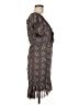Pinky 100% Polyester Paisley Gray Casual Dress Size M - photo 4