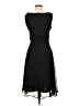 Connected Apparel 100% Polyester Solid Black Cocktail Dress Size 10 Petite - photo 2